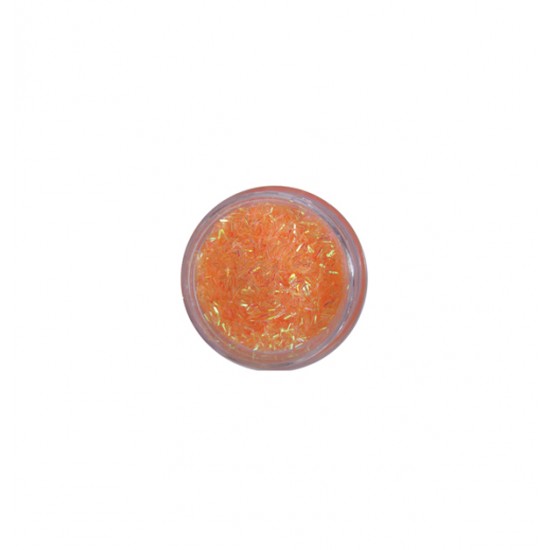 Πορτοκαλί παγιέτες κλωστές διακοσμητικά νυχιών 40502004-4