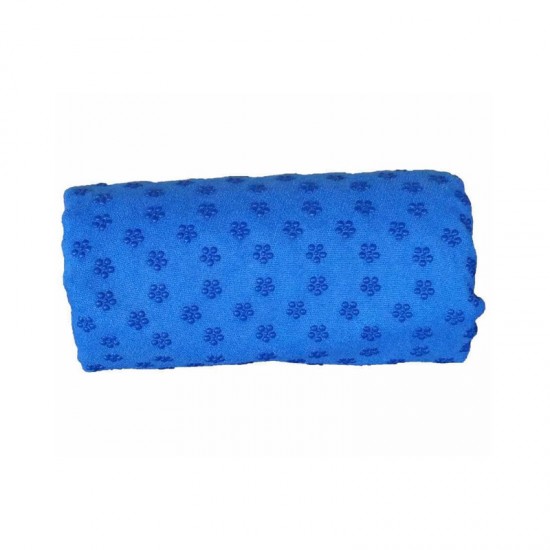 Πετσέτα Γιόγκα με Θήκη Μεταφοράς Χρώματος Μπλε Hoppline HOP1000973-1